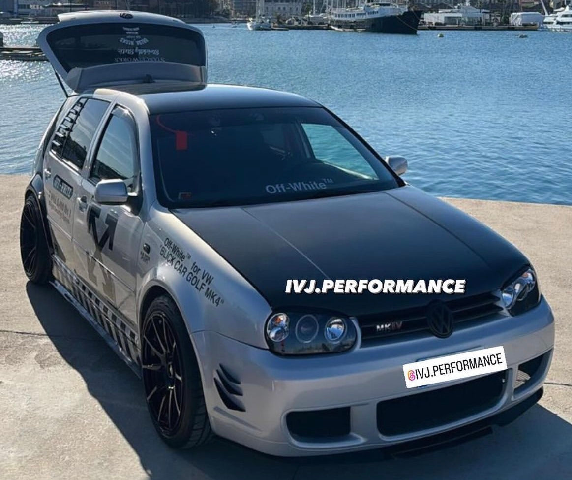 LIP DELANTERO GOLF MK4 NEGRO BRILLO