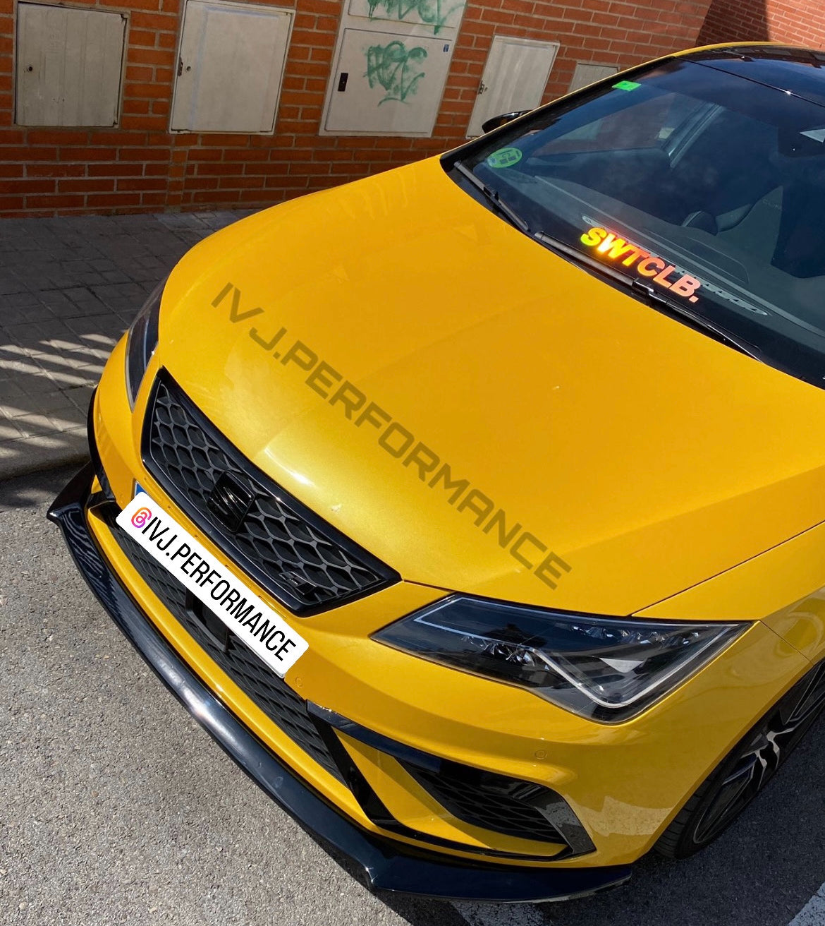 Lip SEAT leon CUPRA / FR/ mk3 5f. Lip de 1 pieza