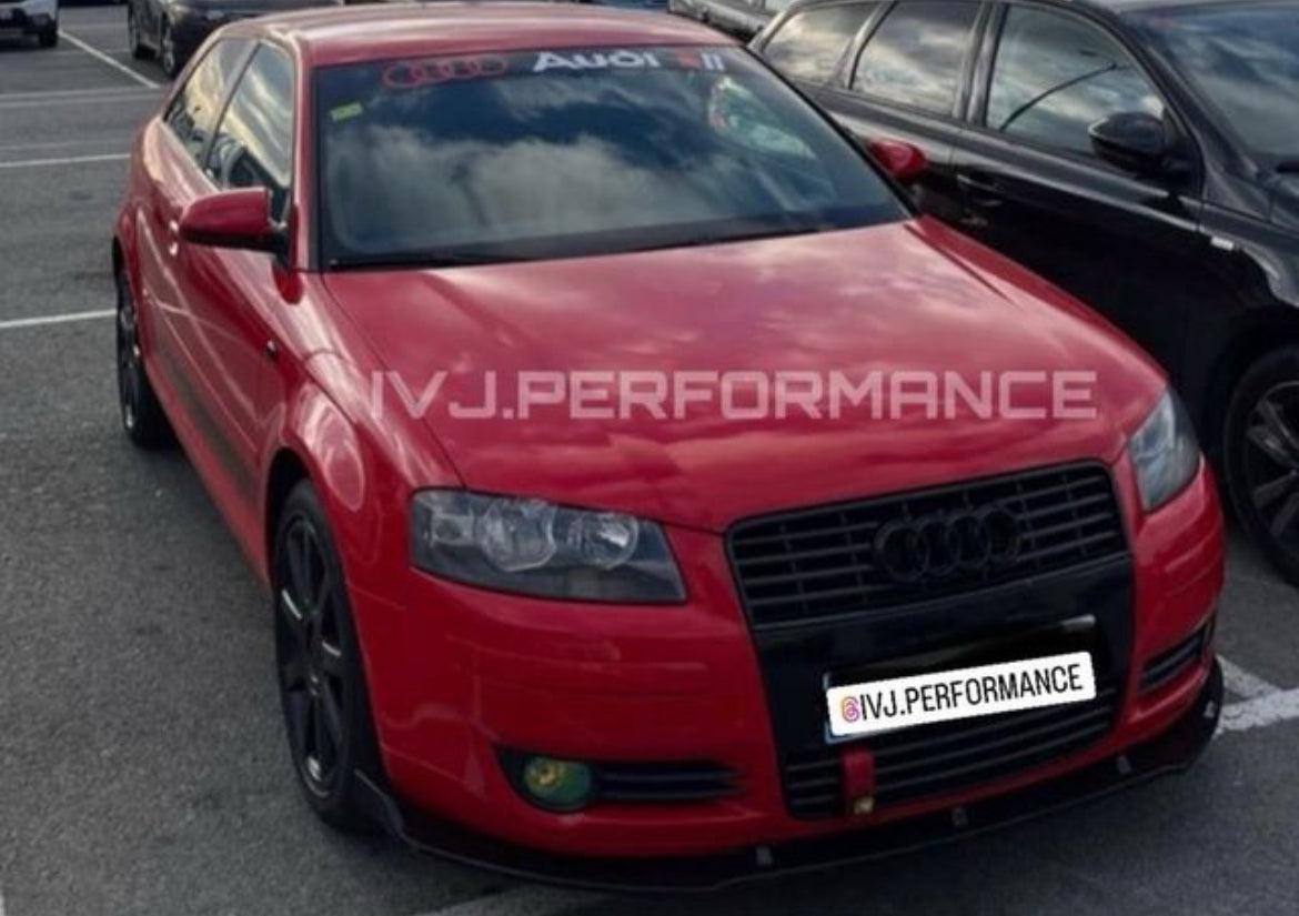 Lip delantero Audi A3 desde 2009 hasta 2019, válido para todas sus variantes