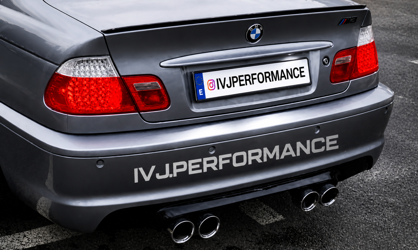 Difusor trasero BMW e46 Doble Escape Tipo M3