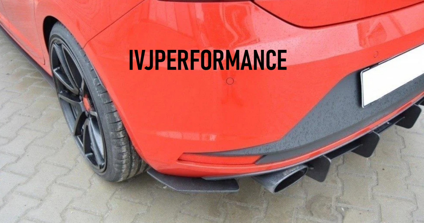 Añadido Difusor Tipo MAXTON Seat Leon Cupra mk3 (2012-2016)