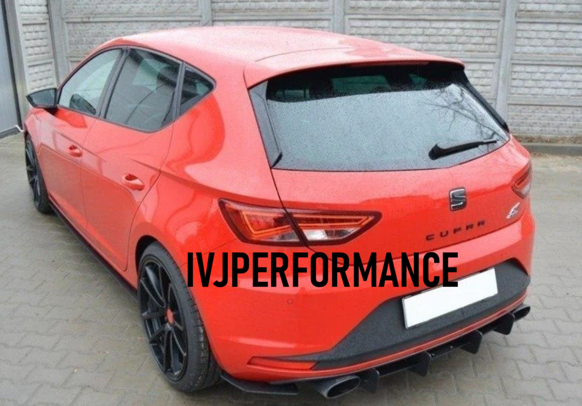 Añadido Difusor Tipo MAXTON Seat Leon Cupra mk3 (2012-2016)