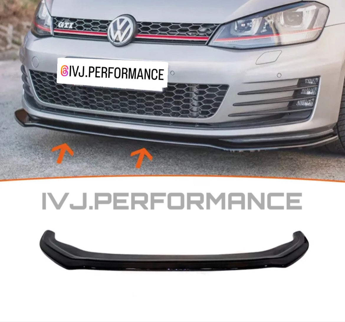 Lip delantero Golf mk7. GTI, GTD, R, NORMAL
